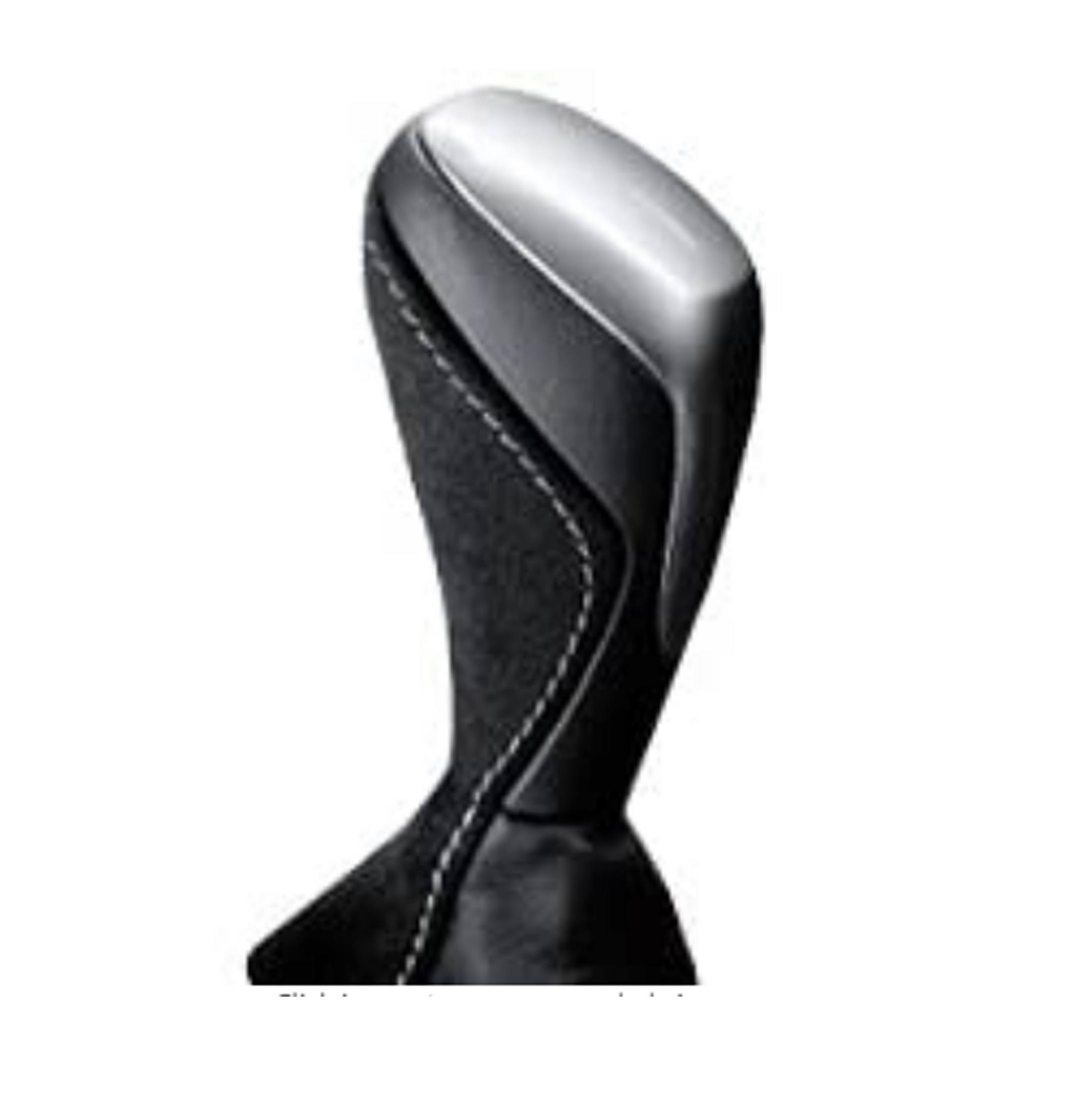 BMW Auto Trans Shift Knob (Black Leather w/ Aluminum & Alcantara)) 25162153758